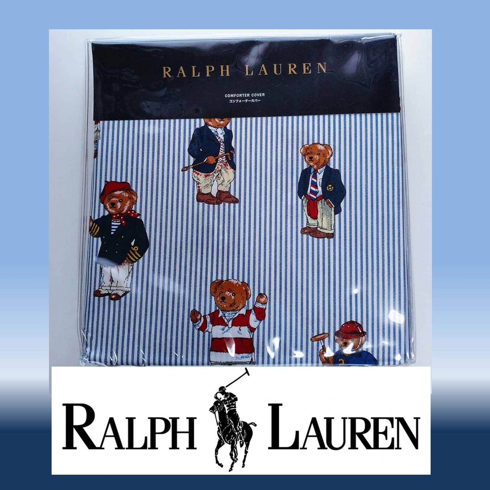 ☆国内発送☆ラルフローレン☆POLOベアー布団カバー☆ダブル☆ (Ralph