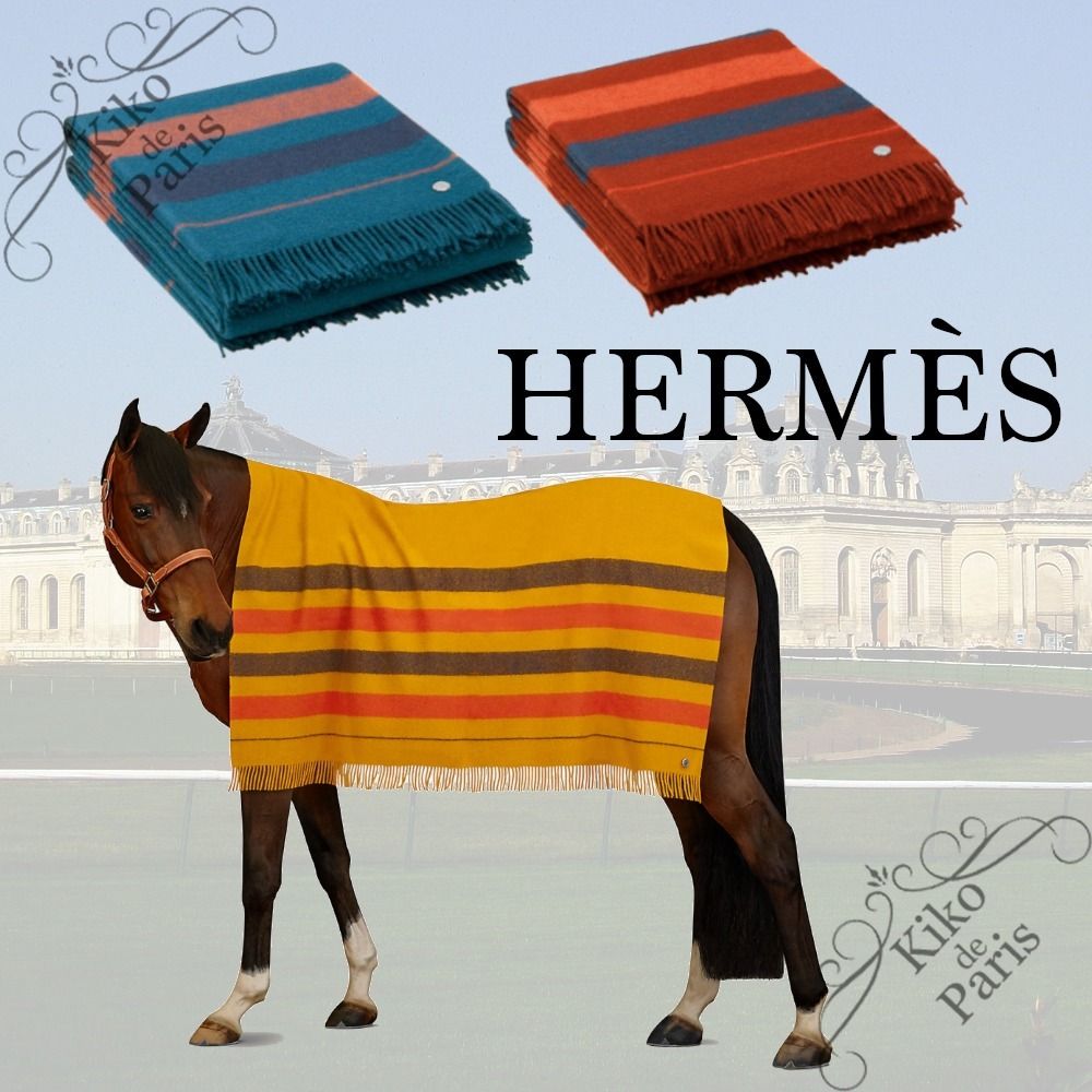 HERMES パリ本店より ブランケット ロカバール 馬着 150×200 (HERMES