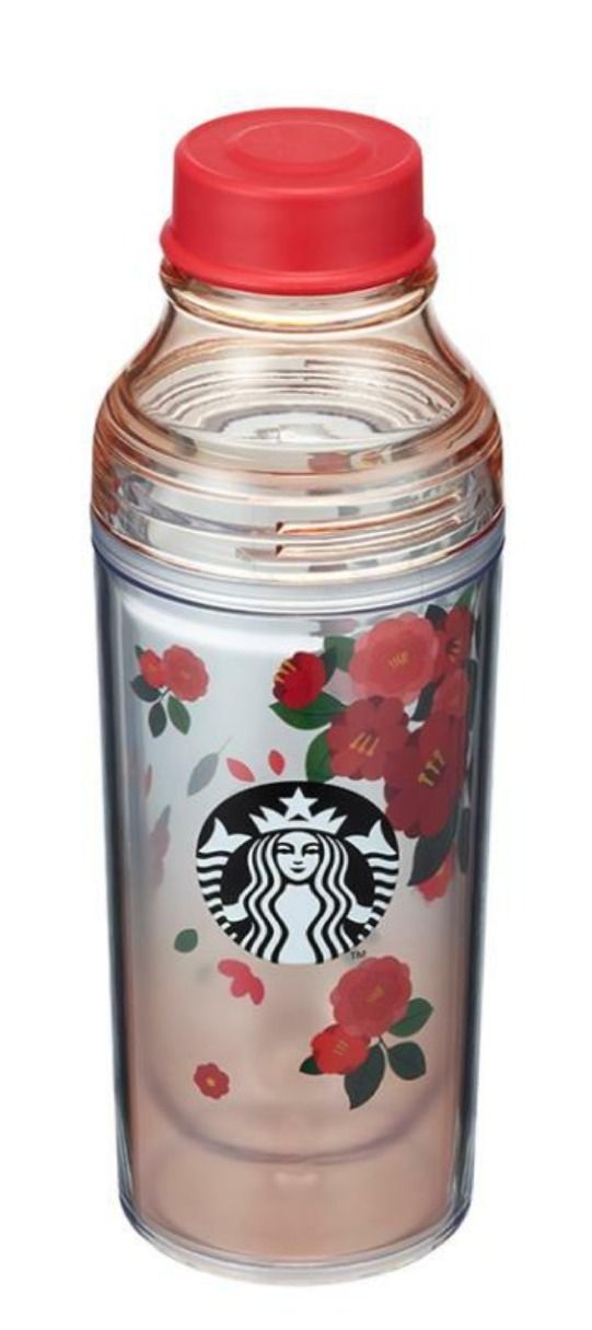 韓国スタバ☆チェジュ 濟州島 椿 カメリア レナウォーターボトル