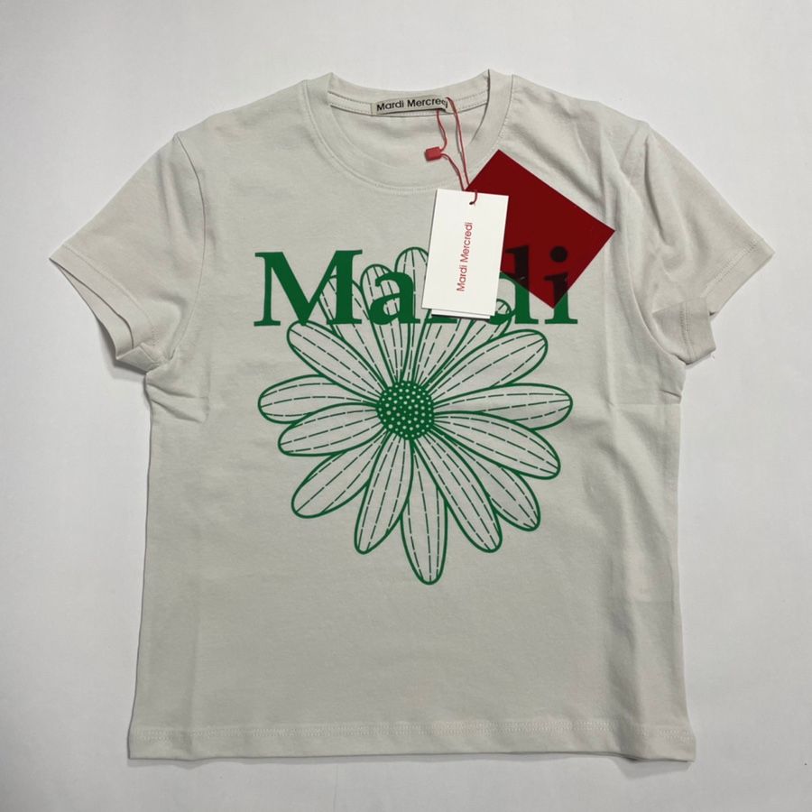 ○MARDI MERCREDI○ CROPPED TSHIRT - MARDI FLOWER 3色 人気 (Mardi