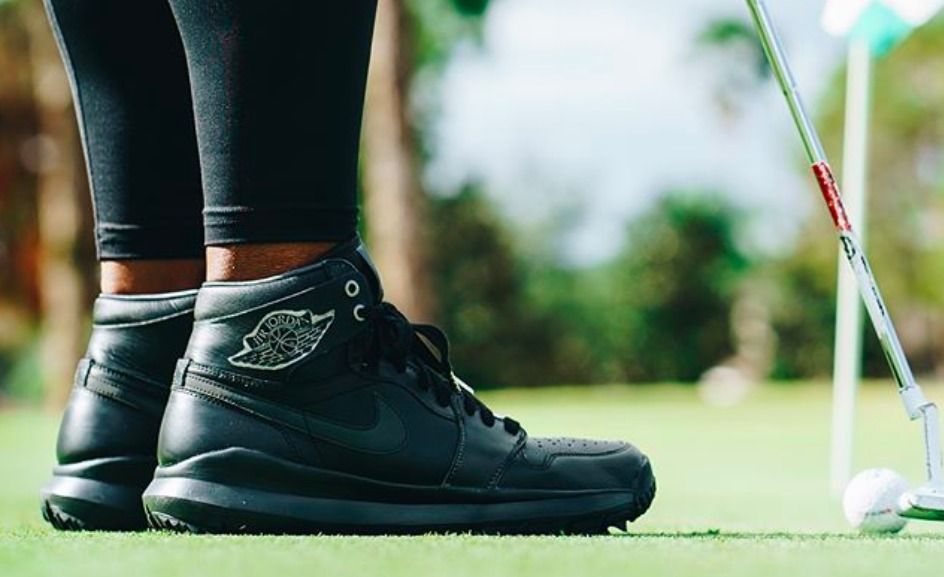 Nike Air Jordan 1 Golf Triple Black エアジョーダン1 ゴルフ (Nike