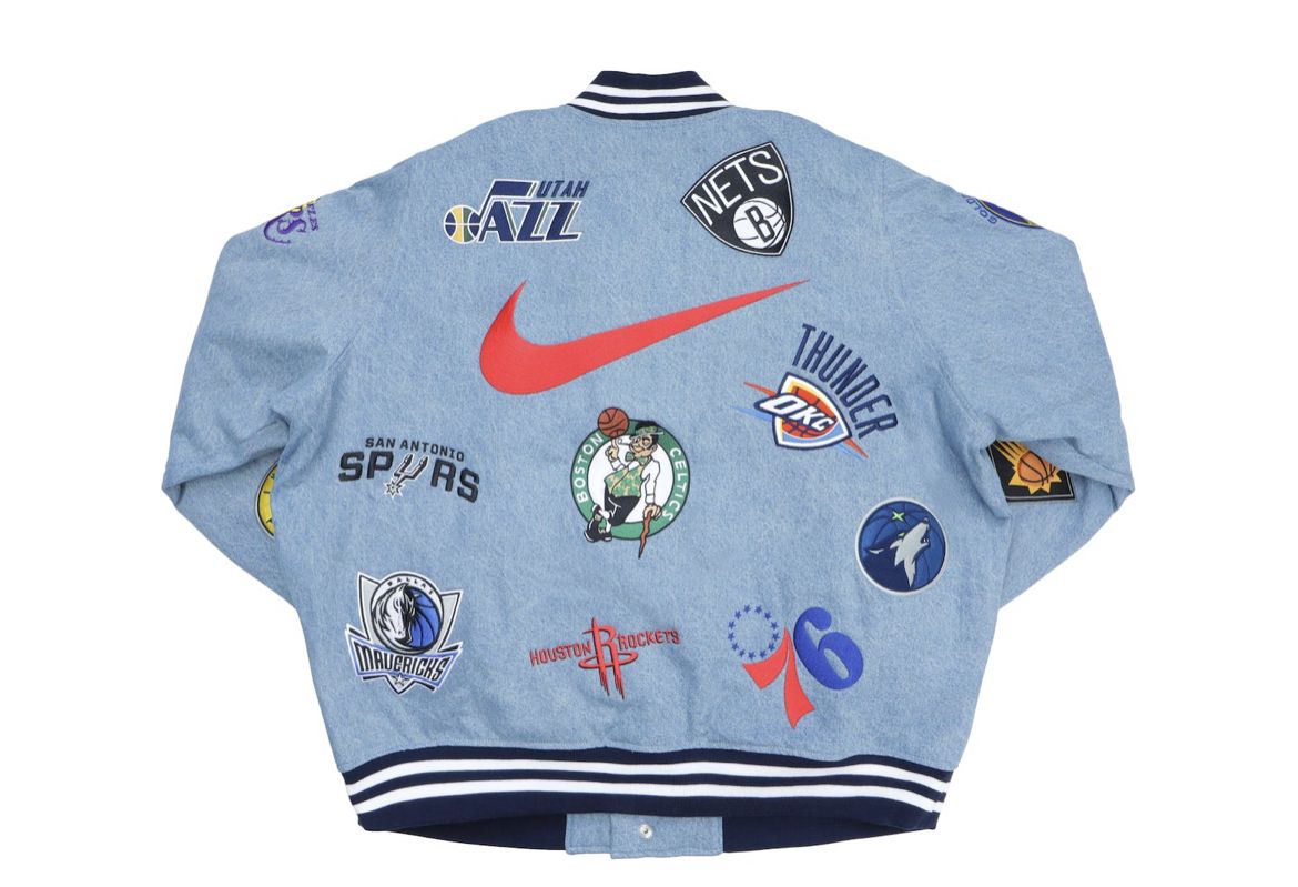 関税込 supreme nike nba teams warm-up スタジャン ブルゾン (Supreme