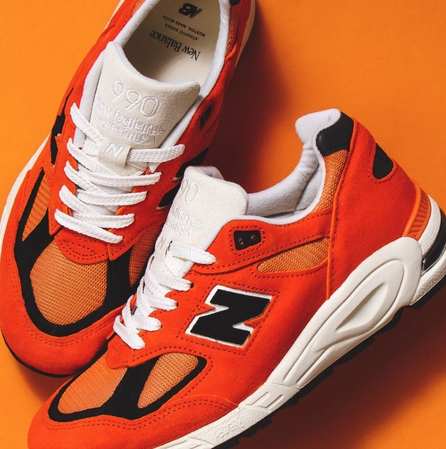 正規保証付】US New Balance M990AI2 オレンジ 送税込 (New Balance
