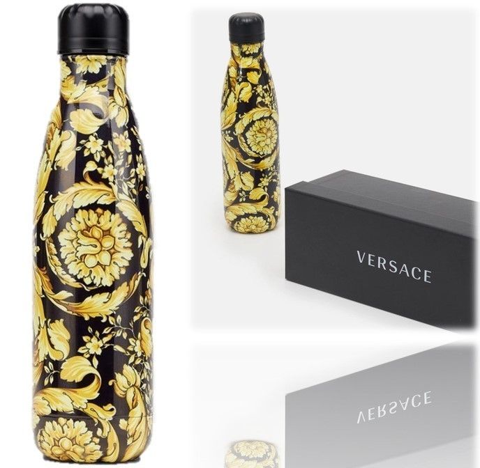VERSACE ヴェルサーチェ バロコ柄 ウォーターボトル 500ml (VERSACE