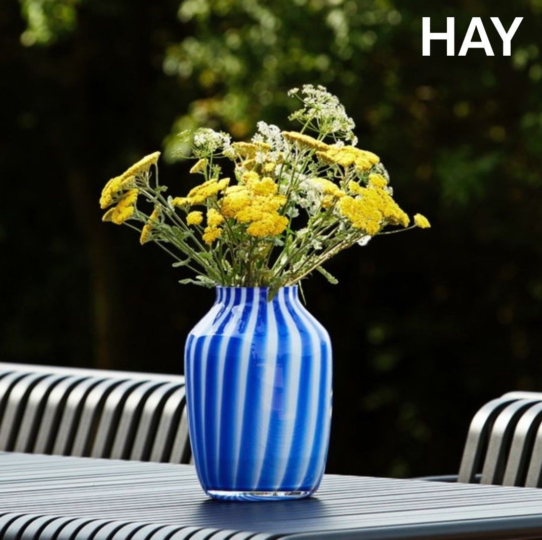 国内発| HAY Juice ストライプ フラワーベース 28cm (HAY/花瓶・植木鉢
