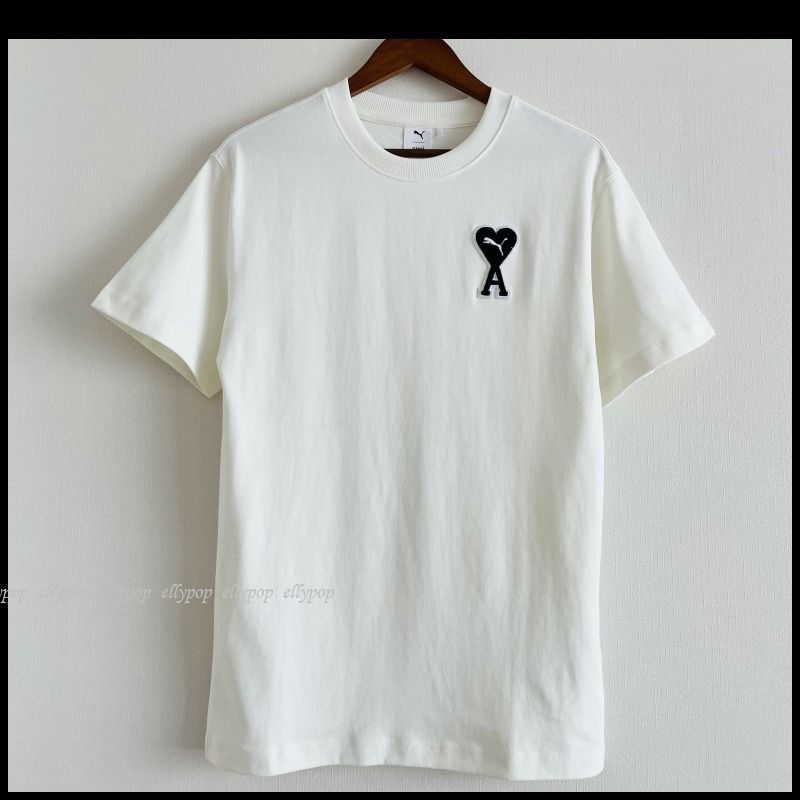 AMI x PUMA☆プーマ アミ パリス コラボ 半袖T ロゴ シャツ (AMI PARIS