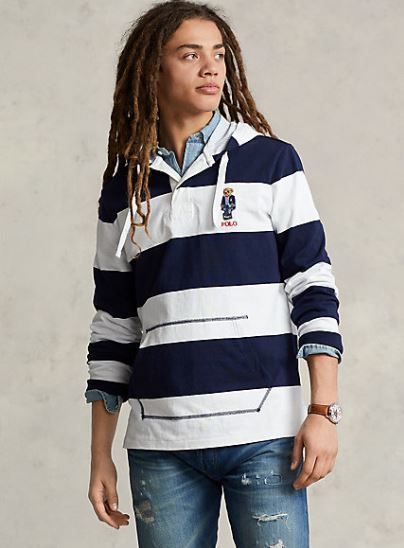 ポロベア【Polo Ralph Lauren】ジャージー フード ラガー シャツ (POLO