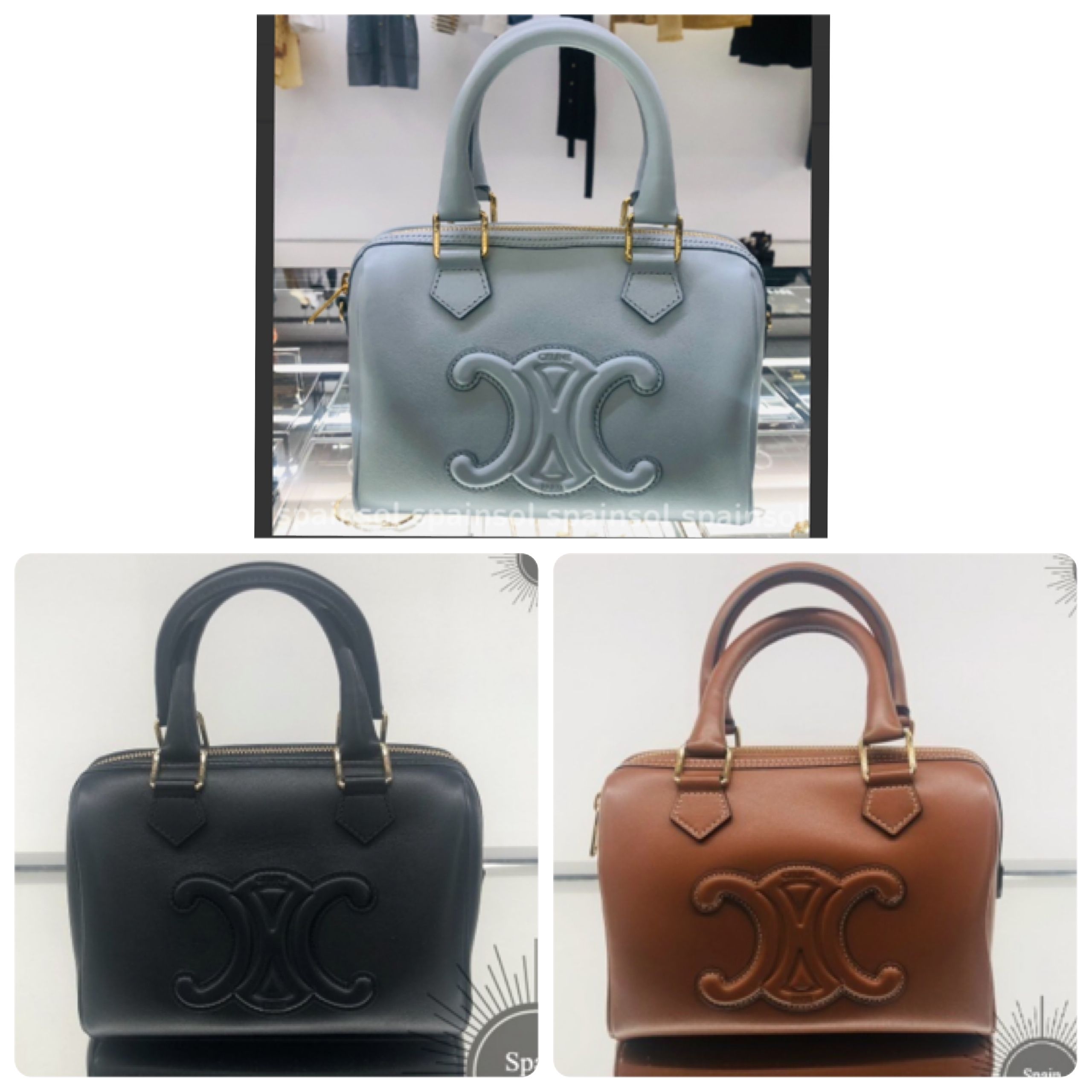 新色【CELINE】スモール ボストン / スムースカーフスキン (CELINE