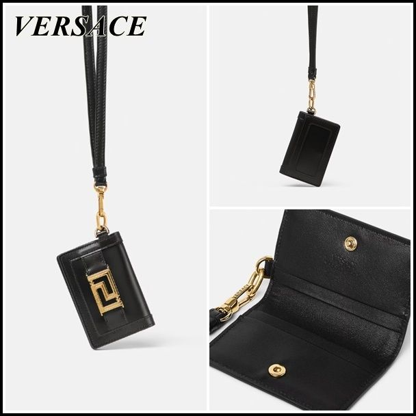 関税込】新作◇VERSACE ヴェルサーチェ◇グレカ カードケース (VERSACE