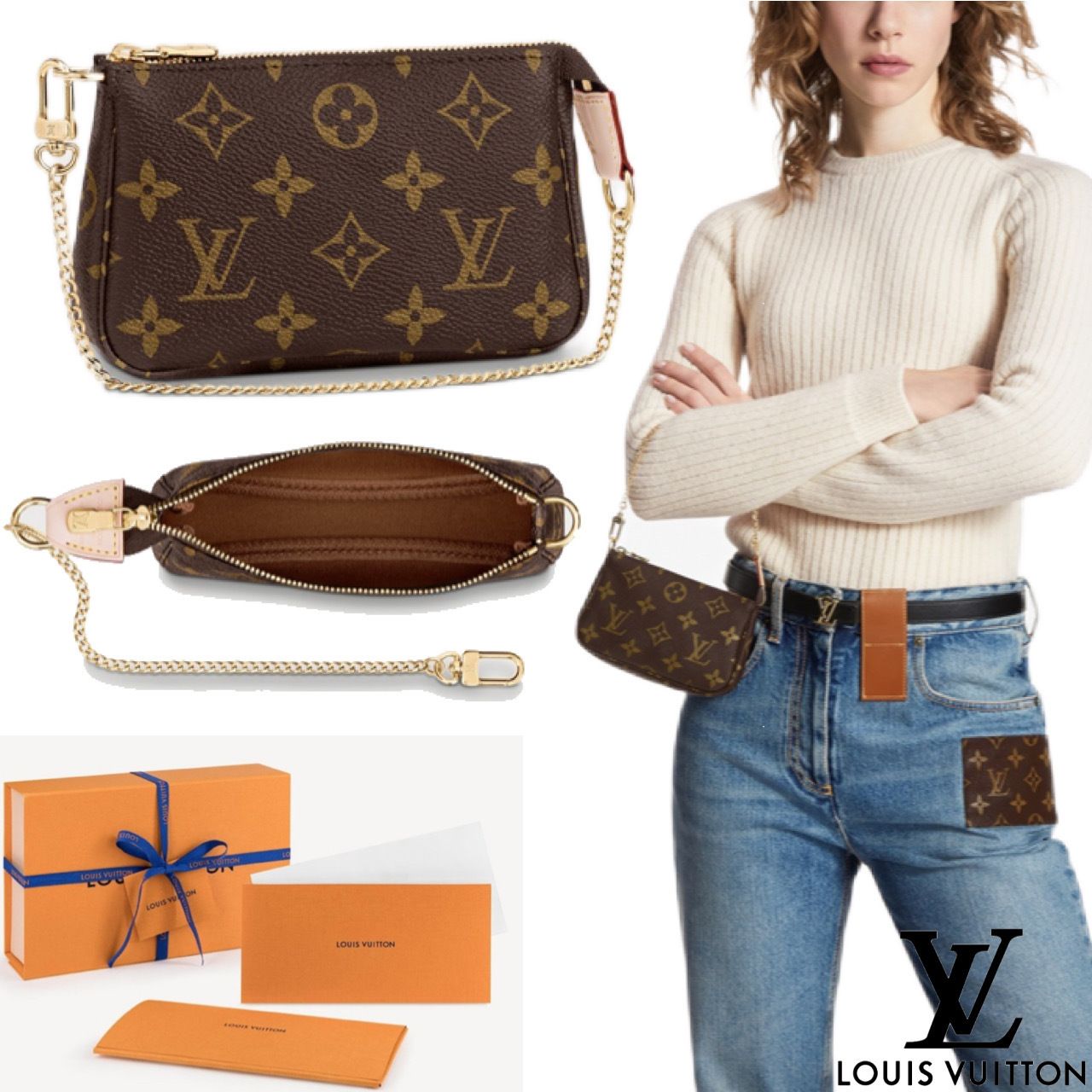 LOUIS VUITTON》ミニ・ポシェット・アクセソワール M58009 (Louis