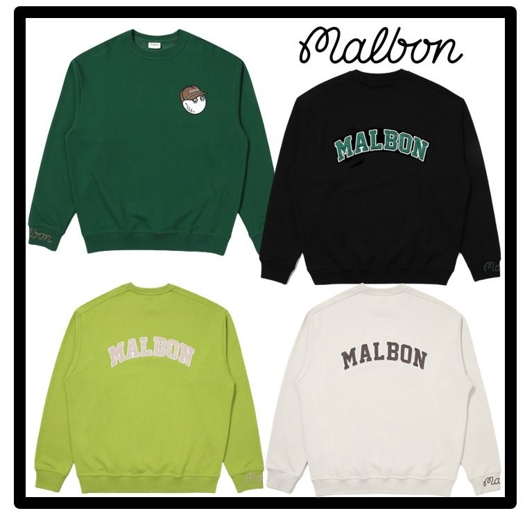 ☆関税込☆MALBON GOLF☆マルボンゴルフ☆Buckets Crewneck ☆ (Malbon