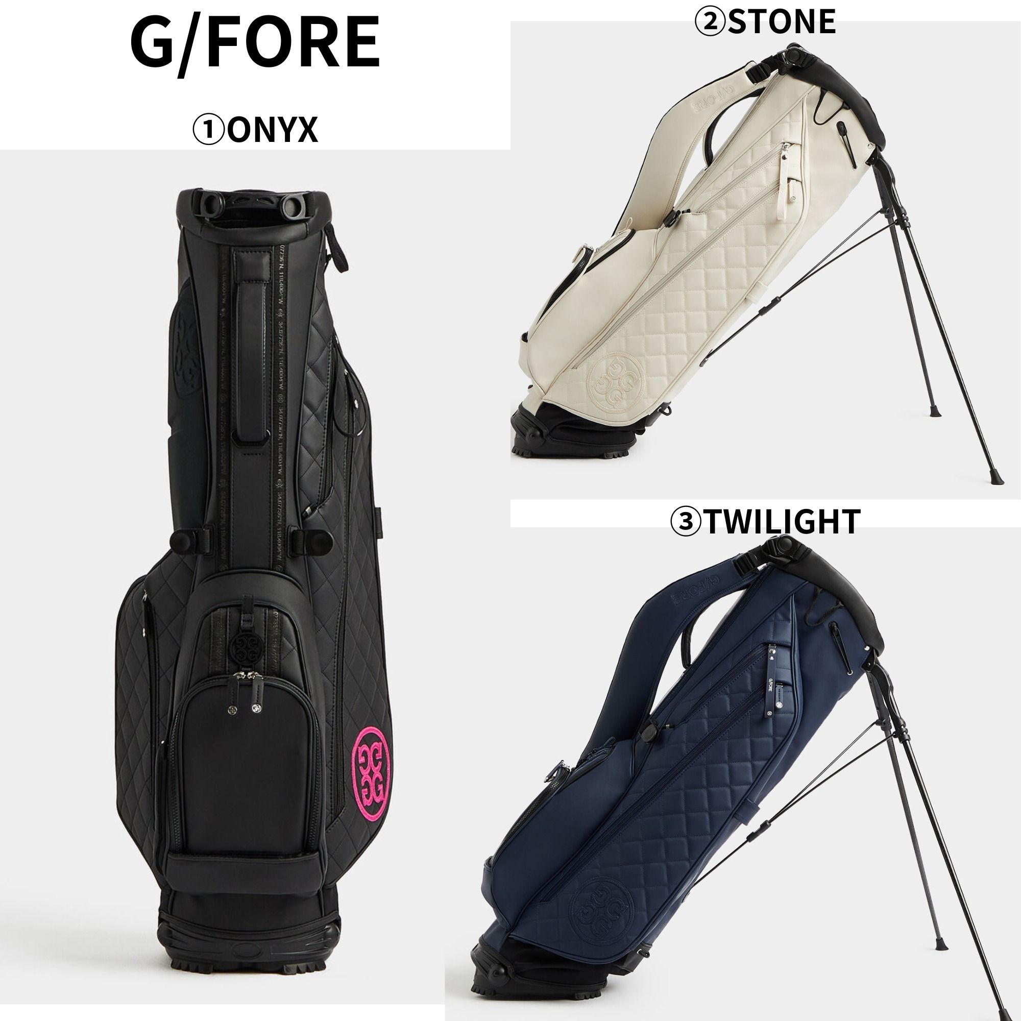 G/FORE】☆ゴルフバッグ☆ DAYTONA PLUS CARRY BAG (G FORE/キャディー
