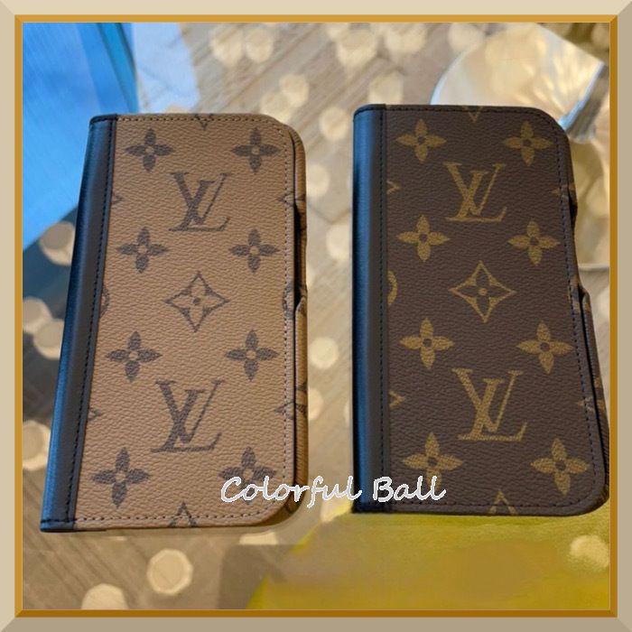 国内発送】Louis Vuitton IPHONE 15 PRO・フォリオ ケース (Louis