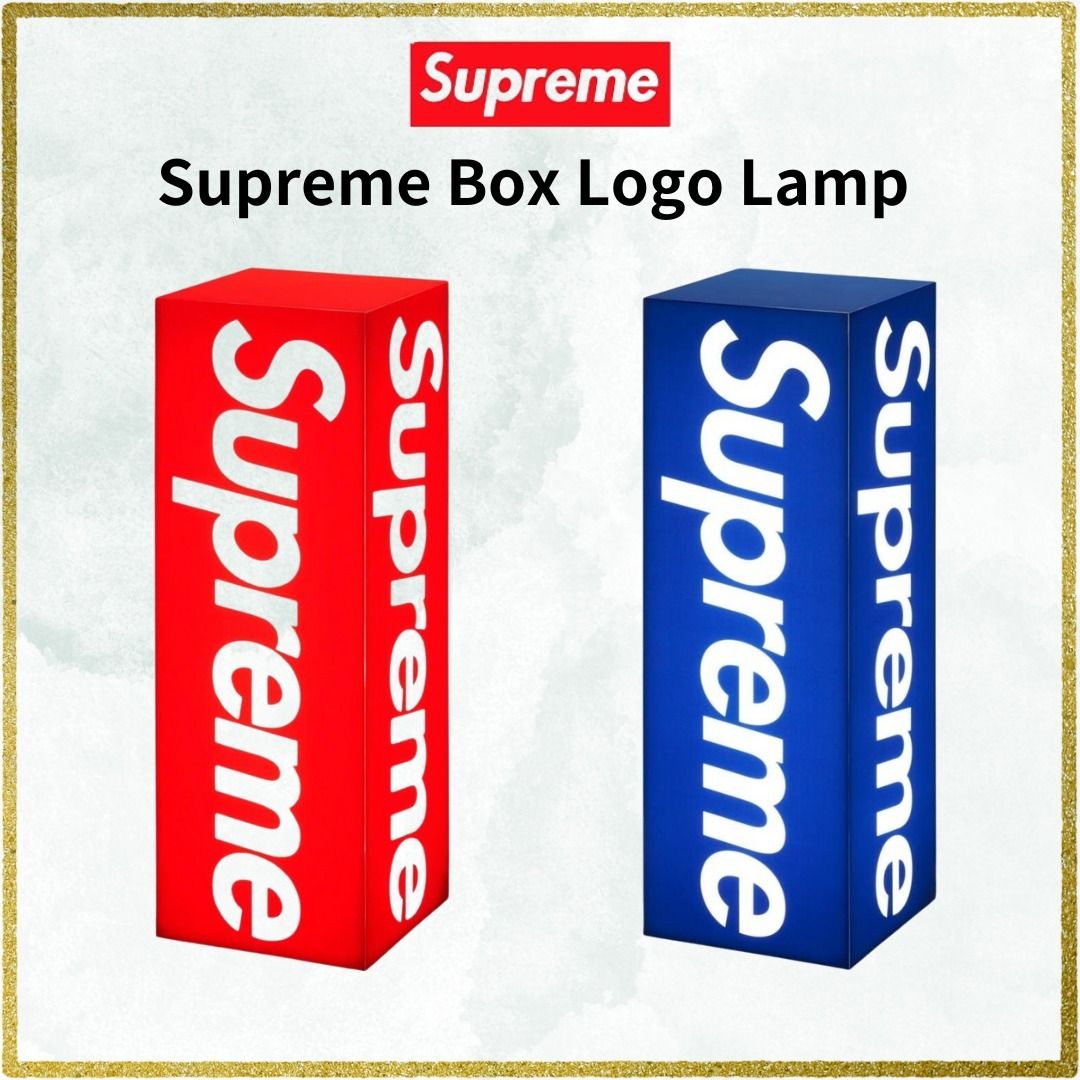 希少】Supreme Box Logo Lamp シュプリーム (Supreme/インテリア雑貨
