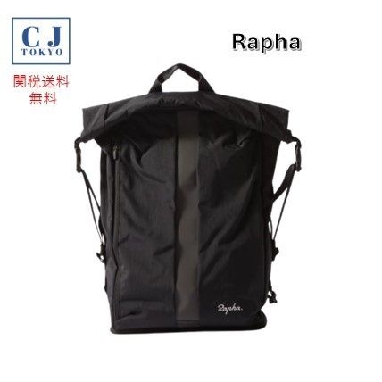Rapha】関税送料込 ロールトップリップストップバックパック黒 (Rapha