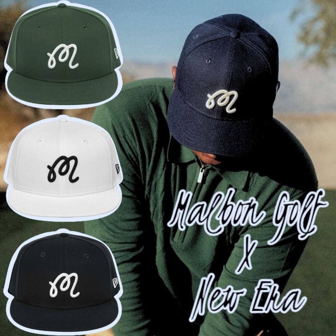 マルボンゴルフ×ニューエラ】コラボ！普段使いOK！ゴルフ帽子 (Malbon