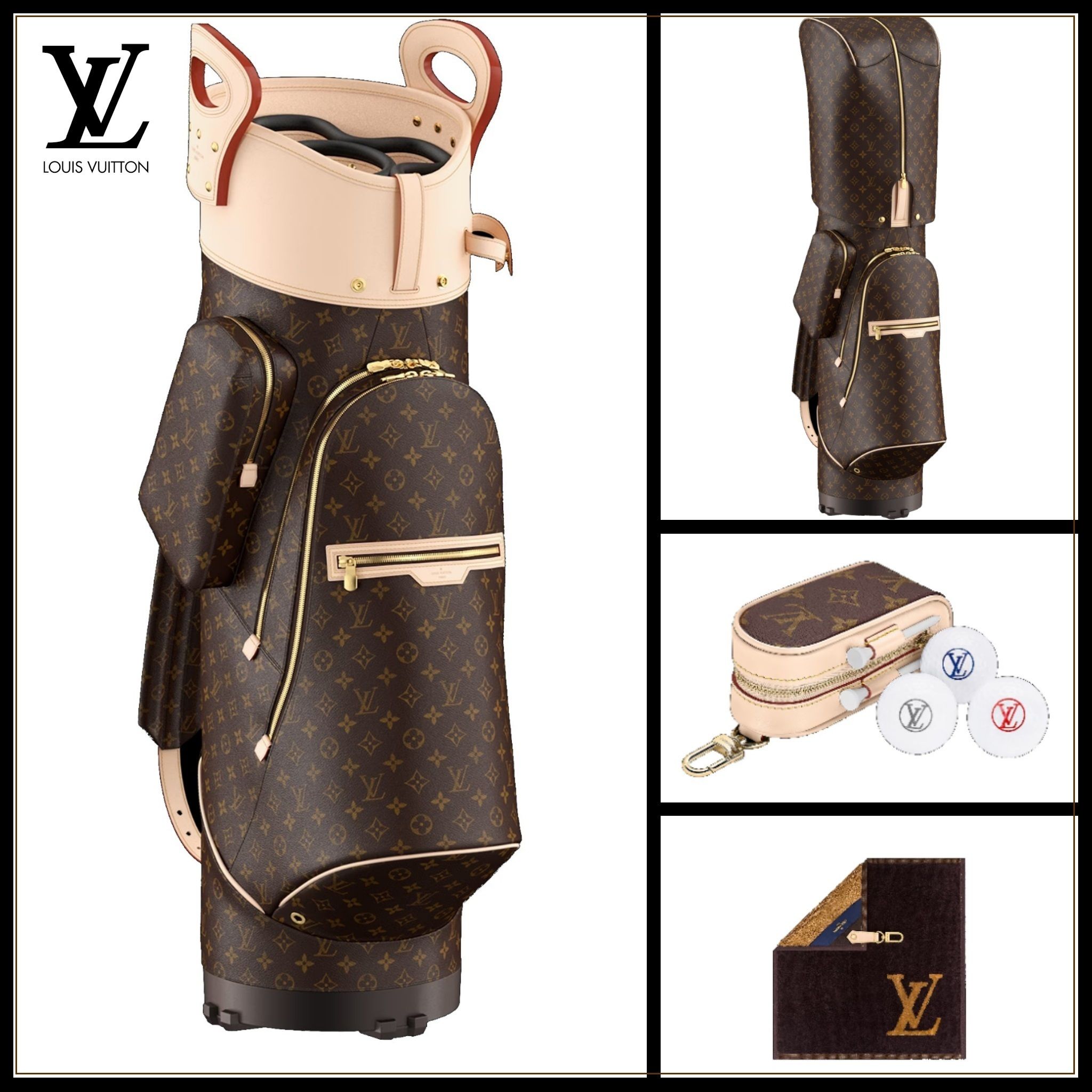 ☆贈り物に☆人気☆ ルイヴィトン ゴルフバッグ モノグラム (Louis