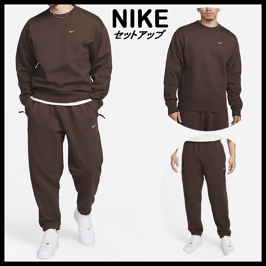 ☆NIKE☆SOLO SWOOSH FLEECE クルー＆パンツ☆追跡可 (Nike