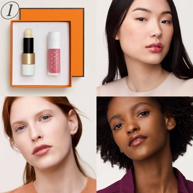 贈り物】HERMESリップバーム2本セット エルメスコスメ (HERMES/リップ