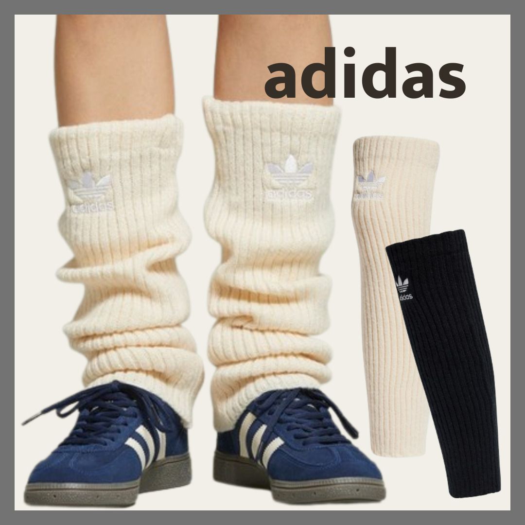 希少!!SNSで大人気!!】adidas あったか レッグウォーマー (adidas