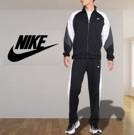 ナイキ ポリニット フルジップ ジャケット & パンツ すぐ届く！ (Nike