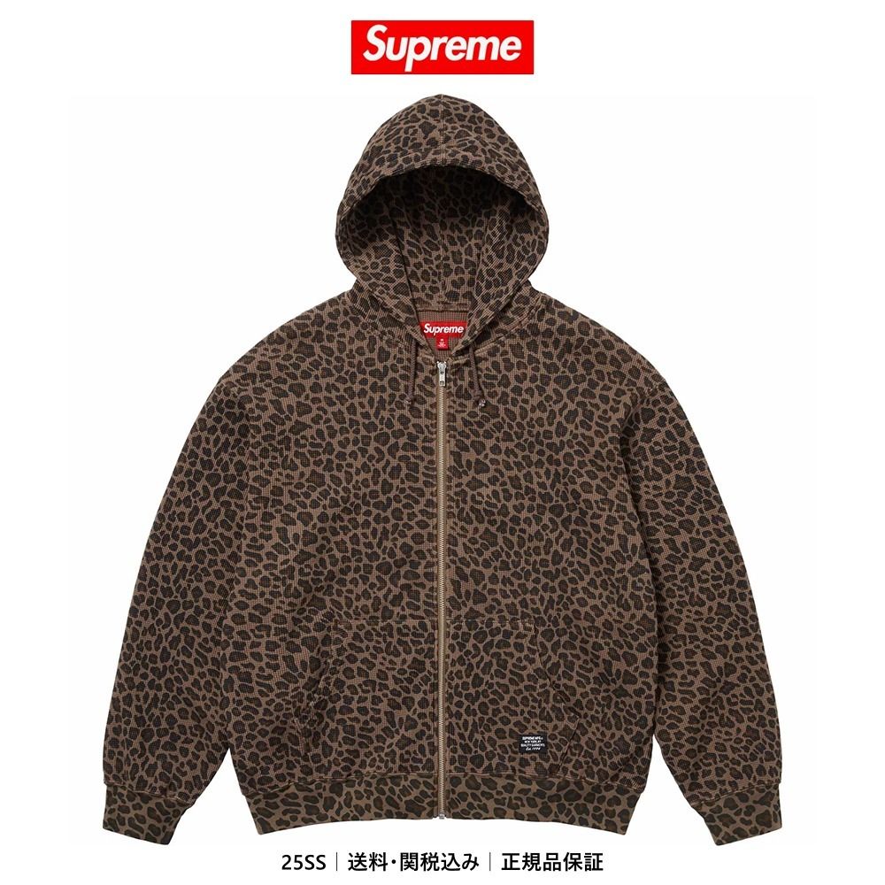 Supreme】Thermal Hooded Zip Up Leopard - 25SS (Supreme/パーカー
