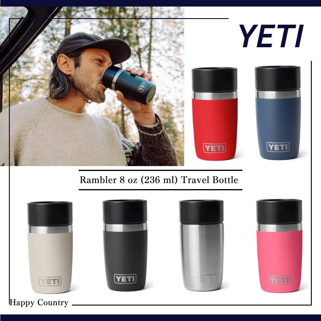 定番人気マグ【YETI】Rambler 8oz(236ml)トラベルボトル (YETI