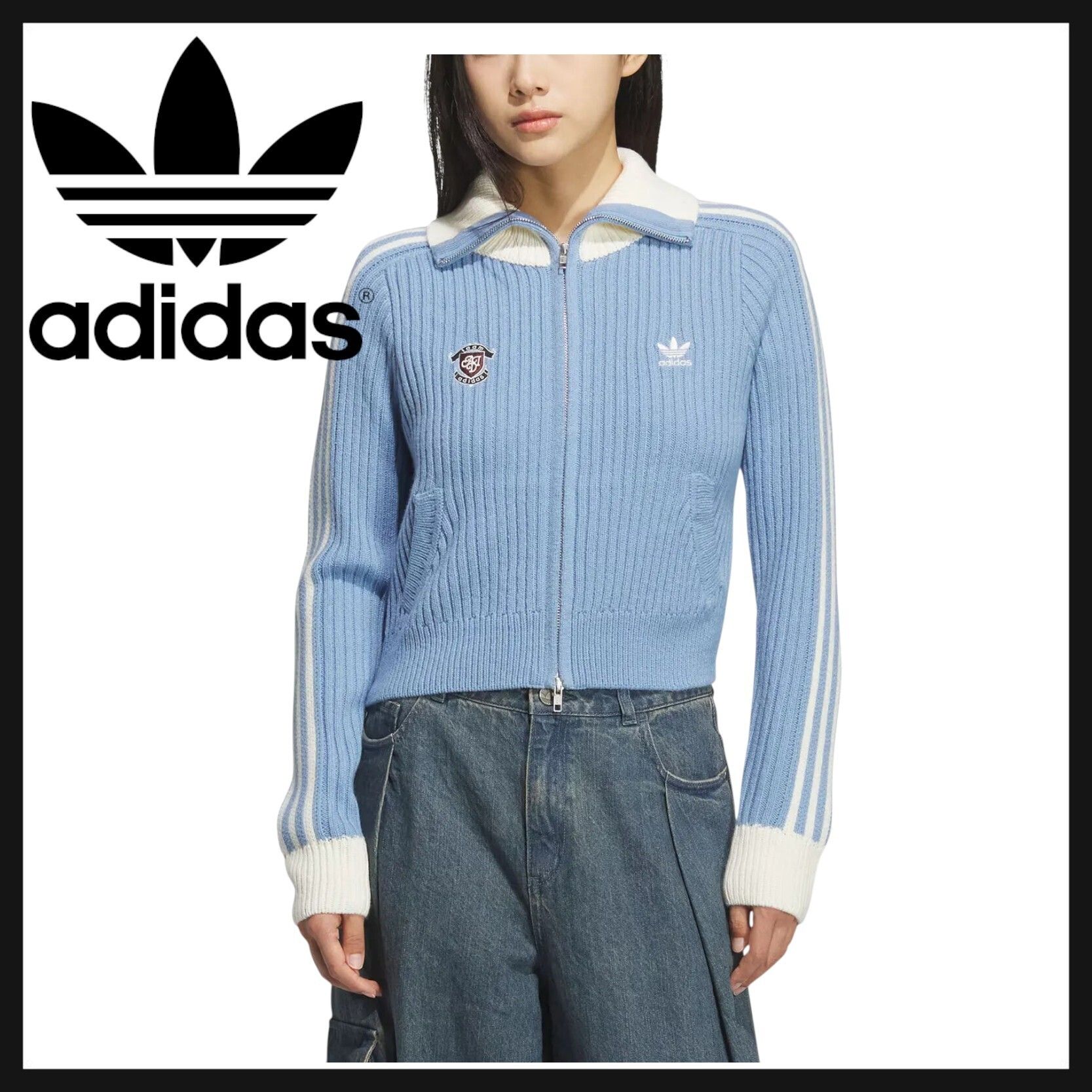 ☆人気☆ アディダス チーム フルジップ ニットジャケット (adidas