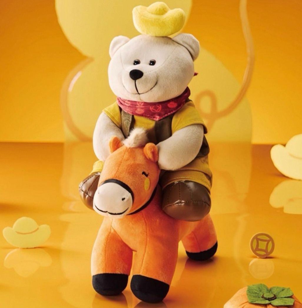 スターバックス 中国干支午年 うま ベアリスタ ぬいぐるみ (Starbucks