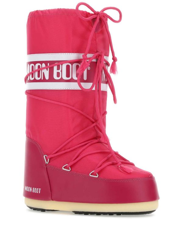 Moon Boot Icon Snow Boots | Pink | FARFETCH