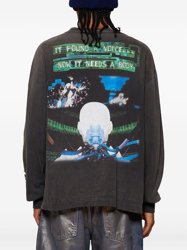 SAINT MXXXXXX Ghost In The Shell T-shirt | Black | FARFETCH