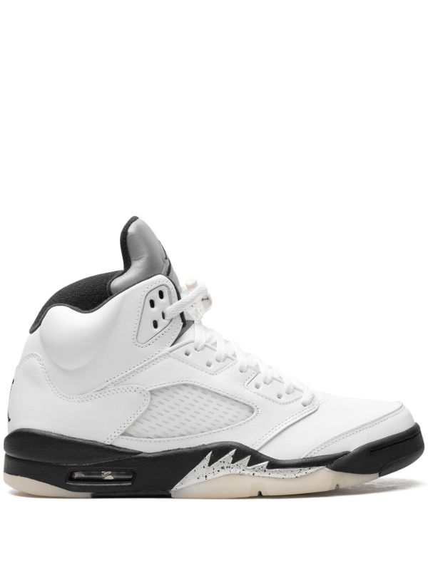 Jordan Air Jordan 5 ハイカット スニーカー | ホワイト | FARFETCH JP