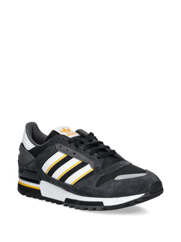 Adidas ZX 600 スエードスニーカー | ブラック | FARFETCH JP