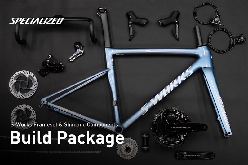 スペシャライズド「S-ワークス フレームセット」にコンポを組み合わせ