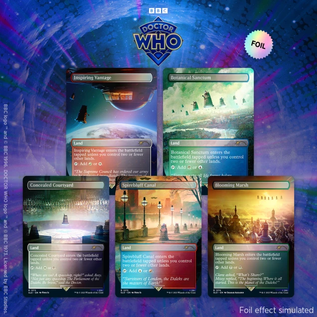 Secret Lair x Doctor Who: The Dalek Lands Foil Edition | Secret Lair