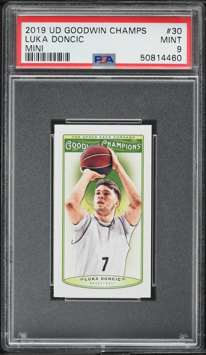 2019 Upper Deck Goodwin Champions Mini Luka Doncic #30 PSA 9 MINT