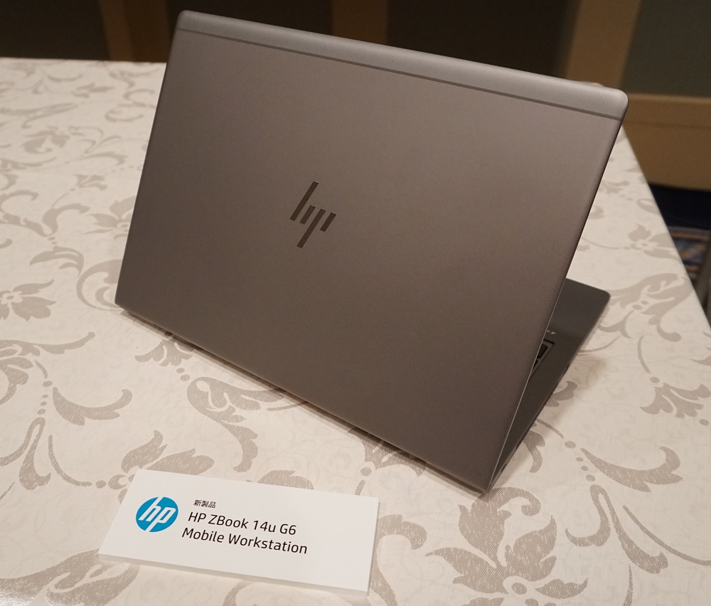 日本HPがモバイルワークステーション「ZBook 14u G6」を発表