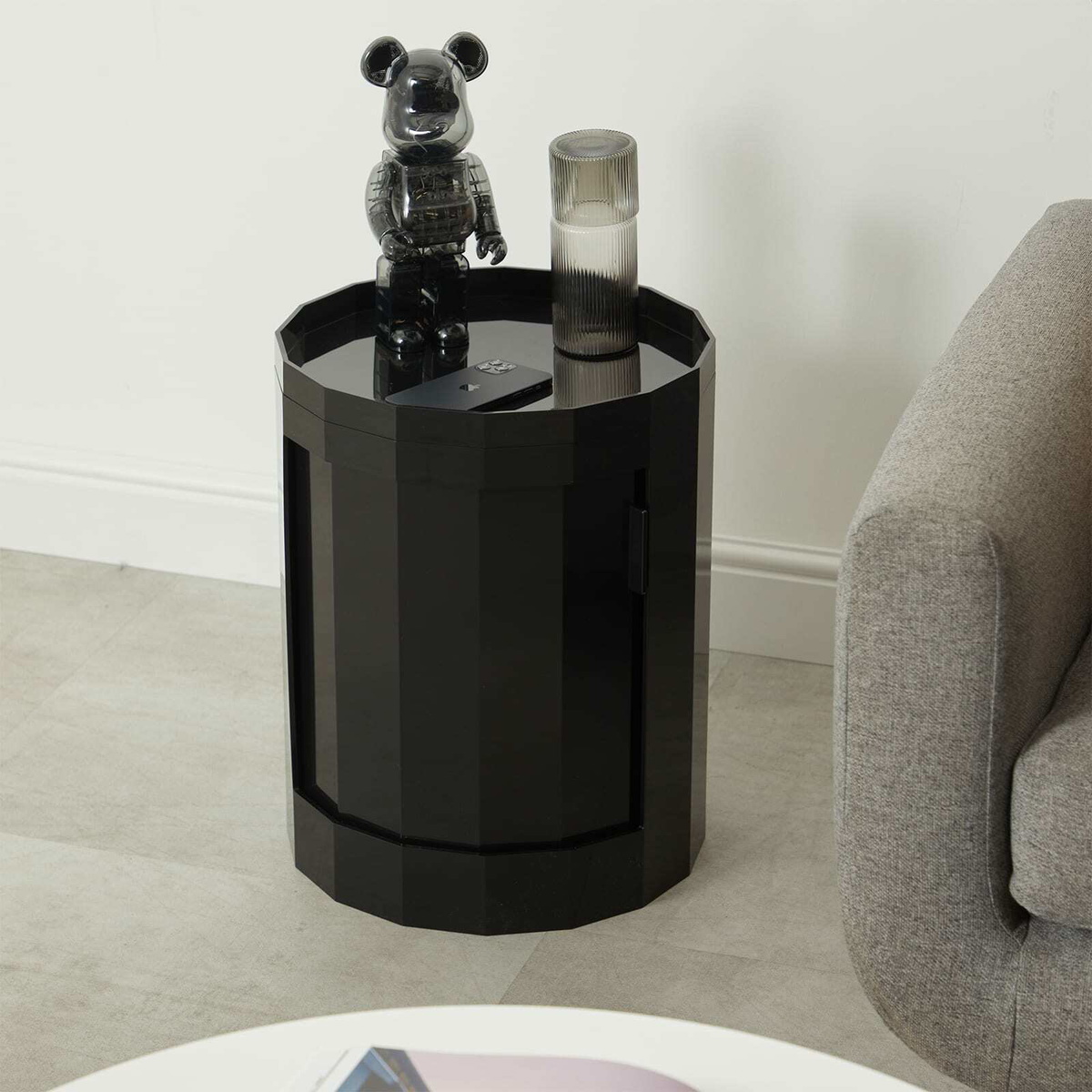 HAY Facet Cabinet - Low in Anthracite HAY