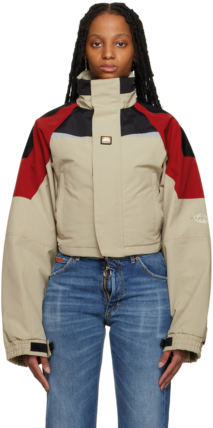 Martine Rose Tan Shrunken Jacket Martine Rose