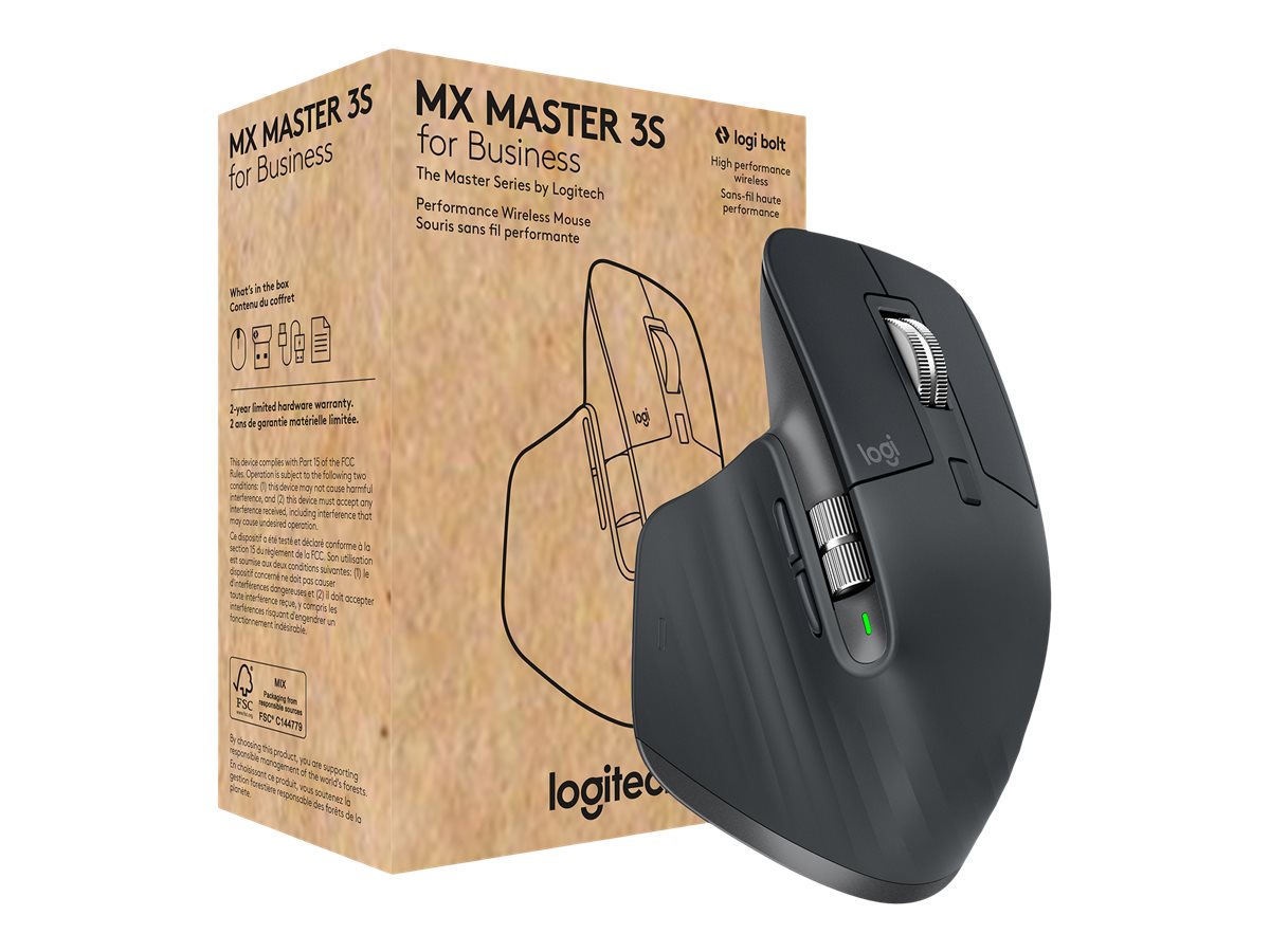 Logitech MX Master 3S for Business, Graphite | Overview, Specs