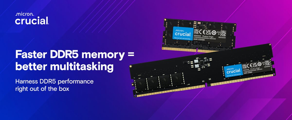 Crucial 96GB (2 x 48GB) DDR5-5600 PC5-44800 CL-46 SO-DIMM Laptop