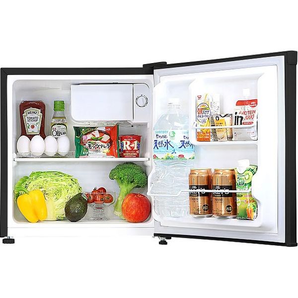 A-Stage コンパクトタイプ1ドア冷蔵庫46L シルバー AS-R46SL-100 1台