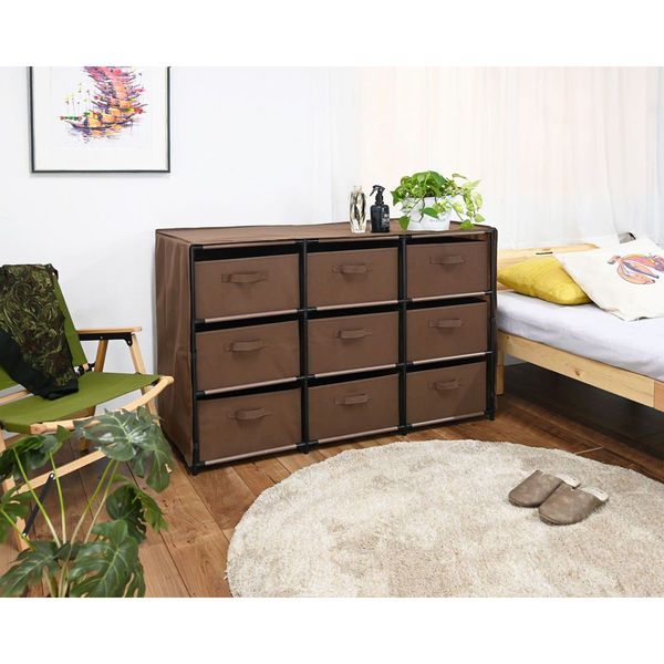 フクダクラフト 衣類チェスト RC-C1175 BRBK 1台（直送品） - アスクル