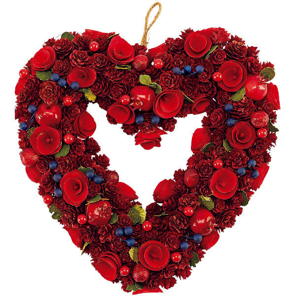 アルファ レッドナチュラルハートリース TA5-3159 1ヶ（直送品