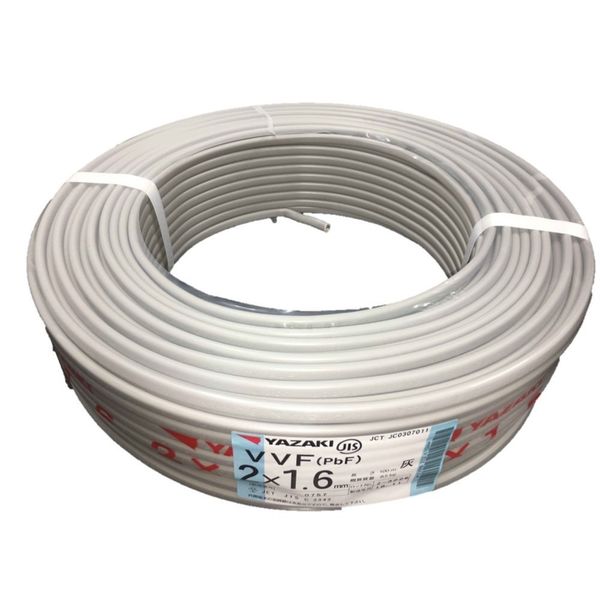 矢崎エナジーシステム 矢崎 Fケーブル 100m巻VVF2X1.6 VVF2X1.6(01) 1