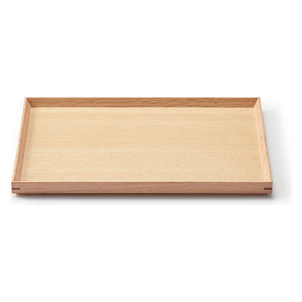 無印良品 木製 角型トレー 約幅35×奥行26×高さ2cm 良品計画 - アスクル
