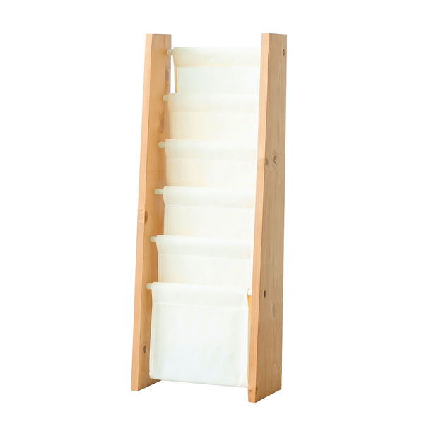 永井興産 キャンバスマガジンラックS BR NK-811 1台 - アスクル