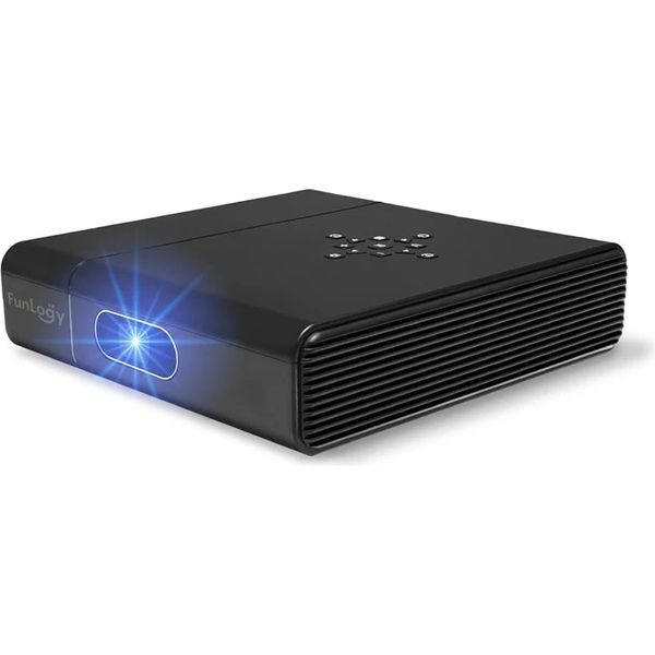 FunLogy BOX3 LED 小型プロジェクター 400ANSIルーメン ブラック（直送