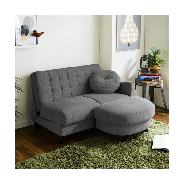 カウチソファー（エリックII WGF-BK） カウチソファー（エリックII WGF