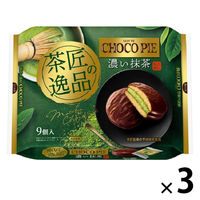 チョコレート菓子 チョコパイ パーティーパック 茶匠の逸品 濃い抹茶 9